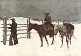 The Fall of the Cowboy by Frederic Remington